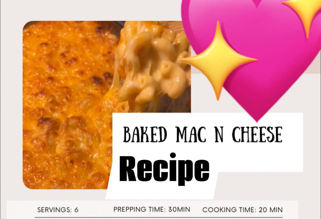 The best Mac & cheese EVER (recipe card)