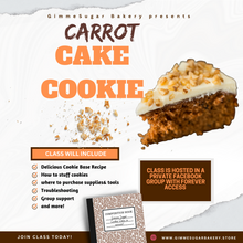 Load image into Gallery viewer, Carrot Cake Cookie Recipe
